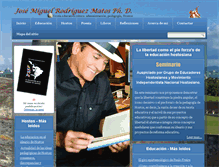 Tablet Screenshot of josemiguelrodriguezmatos.net